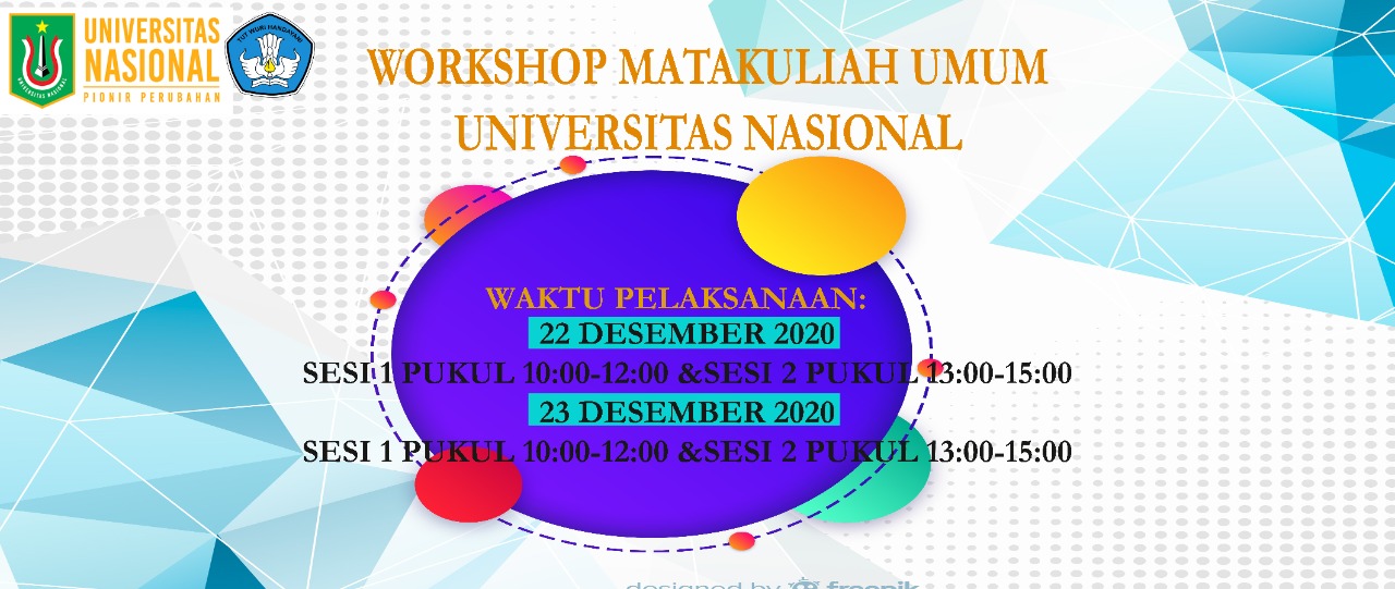 WORKSHOP STANDAR PENYELENGGARAAN MATA KULIAH WAJIB UMUM UNIVERSITAS NASIONAL