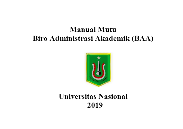 Manual Mutu 2019 (RVISI 2016)